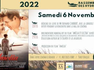 RECTIFICATION 

Le Cinéma Biscarrosse et la Ville de Biscarrosse vous proposent une soirée spéciale #aéronautique, un moment de partage autour du film Amélia...