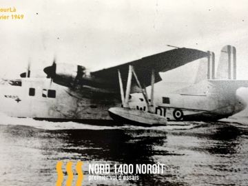 #cejourlà 

Le 6 janvier 1949 marque le premier vol de l’ #hydravion NORD 1400 NOROÎT, immatriculé F-WFDL, aux mains de Claude Chautemps comme pilote...