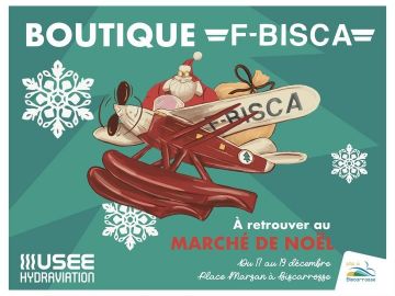 Le 17, 18 et 19 décembre, retrouvez la boutique F-BISCA au Marché de Noël de #Biscarrosse. 

La boutique du Musée de l'Hydraviation vous propose de retrouver...