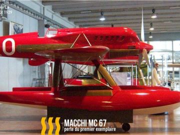 #cejourlà 

“Le MACCHI MC-67 à moteur Isotta Franchini spécial de 1.400 ch, était un #hydravion de course italien préparé pour la #CoupeSchneider 1929. Des...