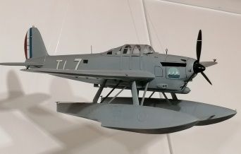 Maquette d'hydravion Sunderland - Musée de l'Air et de l'Espace