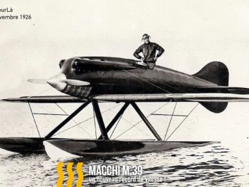 #cejourlà

Premier appareil à aile basse conçu par Castoldi pour le compte de #Macchi, le Macchi M.39 se présentait comme un #hydravion de course à...