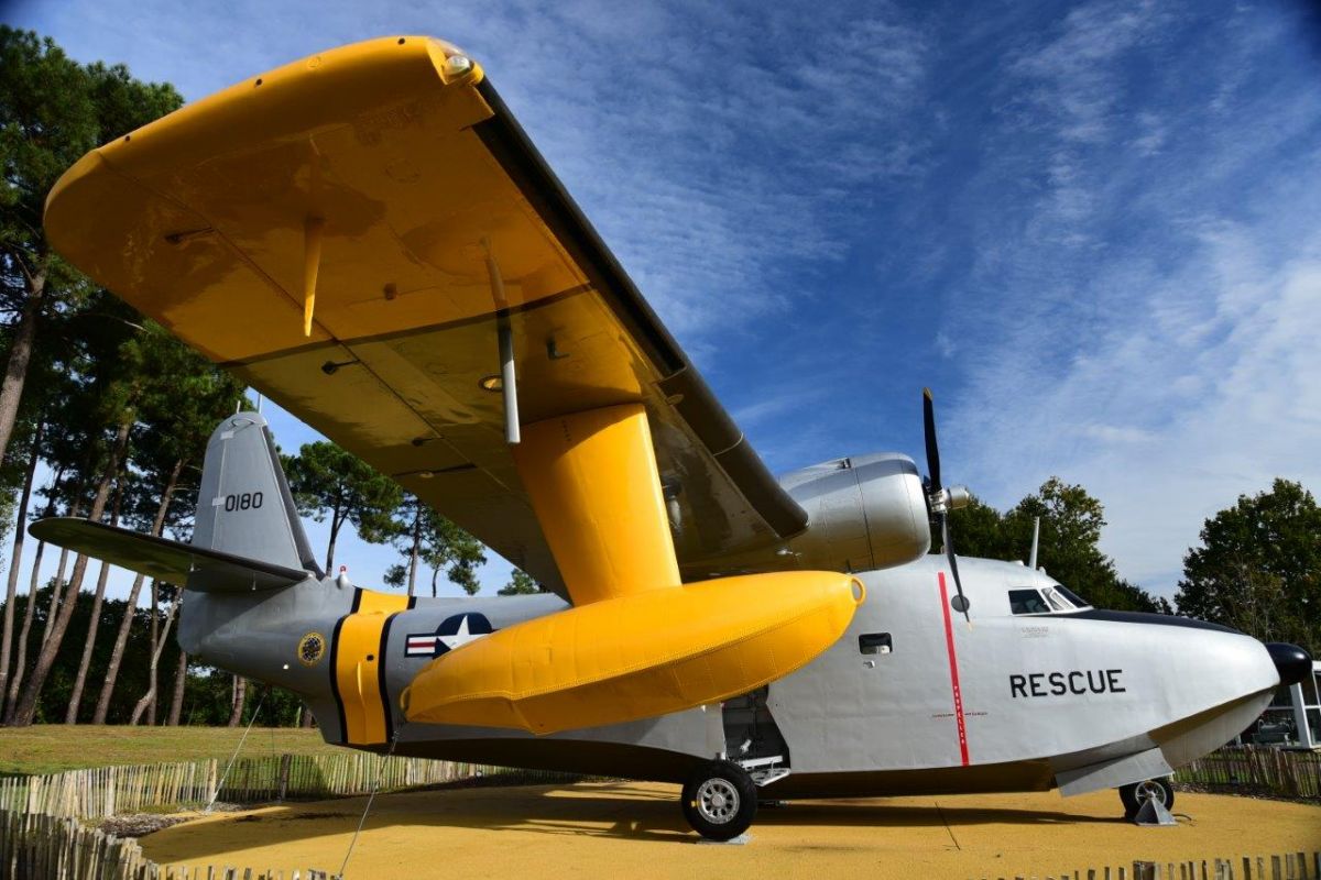 Photo du "Grumman Albatross" après plusieurs années de restauration Photo du "Grumman Albatross" après plusieurs années de restauration
