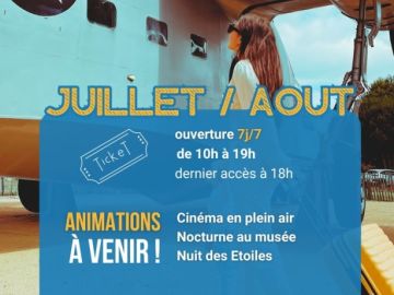 [ LANCEMENT DE LA SAISON ✈ ]

À partir du mardi 1er juillet et jusqu'au dimanche 31 août, le Musée de l'Hydraviation est ouvert de 10h à 19h (dernier accès à...