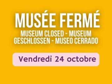 Chers visiteurs, 

Le Musée sera exceptionnellement fermé le vendredi 24 octobre. 
Il ouvrira à nouveau ses portes le samedi 25 octobre.

 #muséehydraviation...