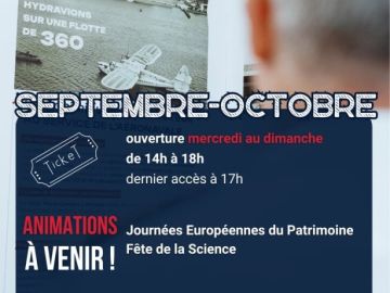 [CHANGEMENT D'HORAIRES⏱️]
Dès le mois de septembre et jusqu'au 31 octobre, venez découvrir ou redécouvrir le musée du mercredi au dimanche, de 14h à 18h...
